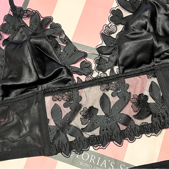 $8̶0̶ RARE Victoria’s Secret STUNNING Floral Longline Bra NWT - Picture 2 of 4
